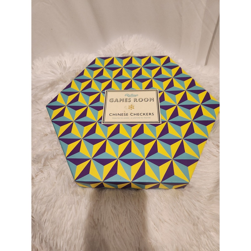 Ridley's Games Room Chinese Checkers Board Game Set with 60 Marbles GAM006